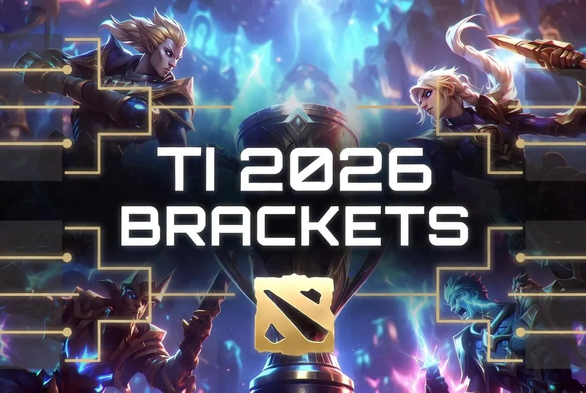 The International 2026 Bracket und Tabellen-Layout